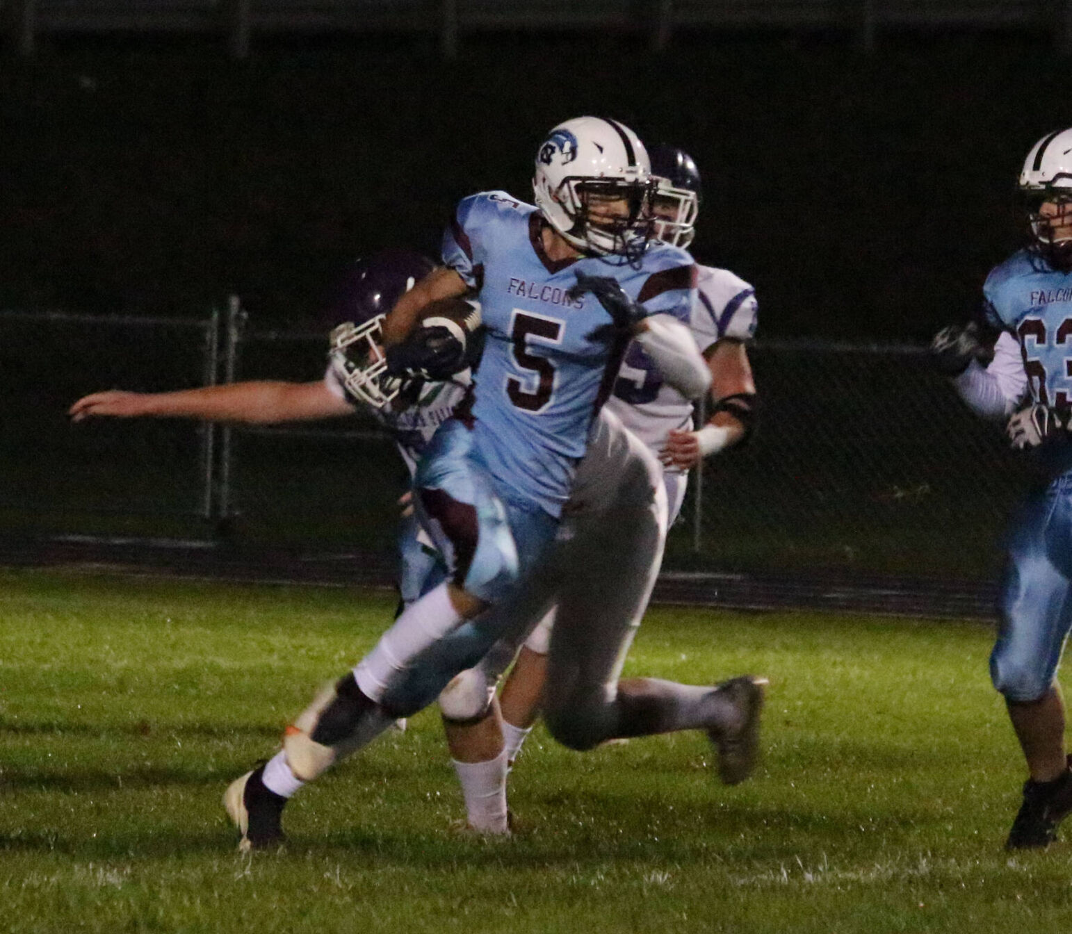 Falcons Fall Short Against Reigning Champs